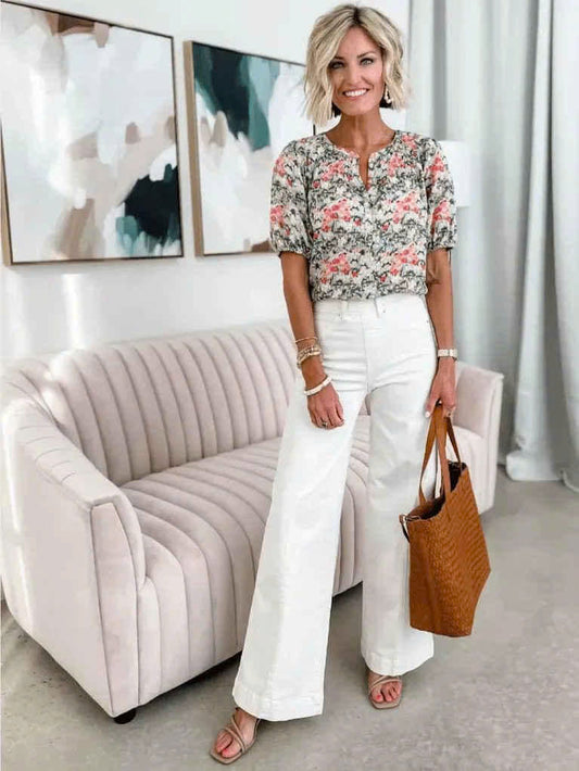 LAST DAY 50% OFF🔥SEAMED FRONT WIDE LEG JEANS (BUY 2 FREE SHIPPING)